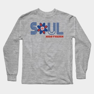 Northern soul flower Long Sleeve T-Shirt